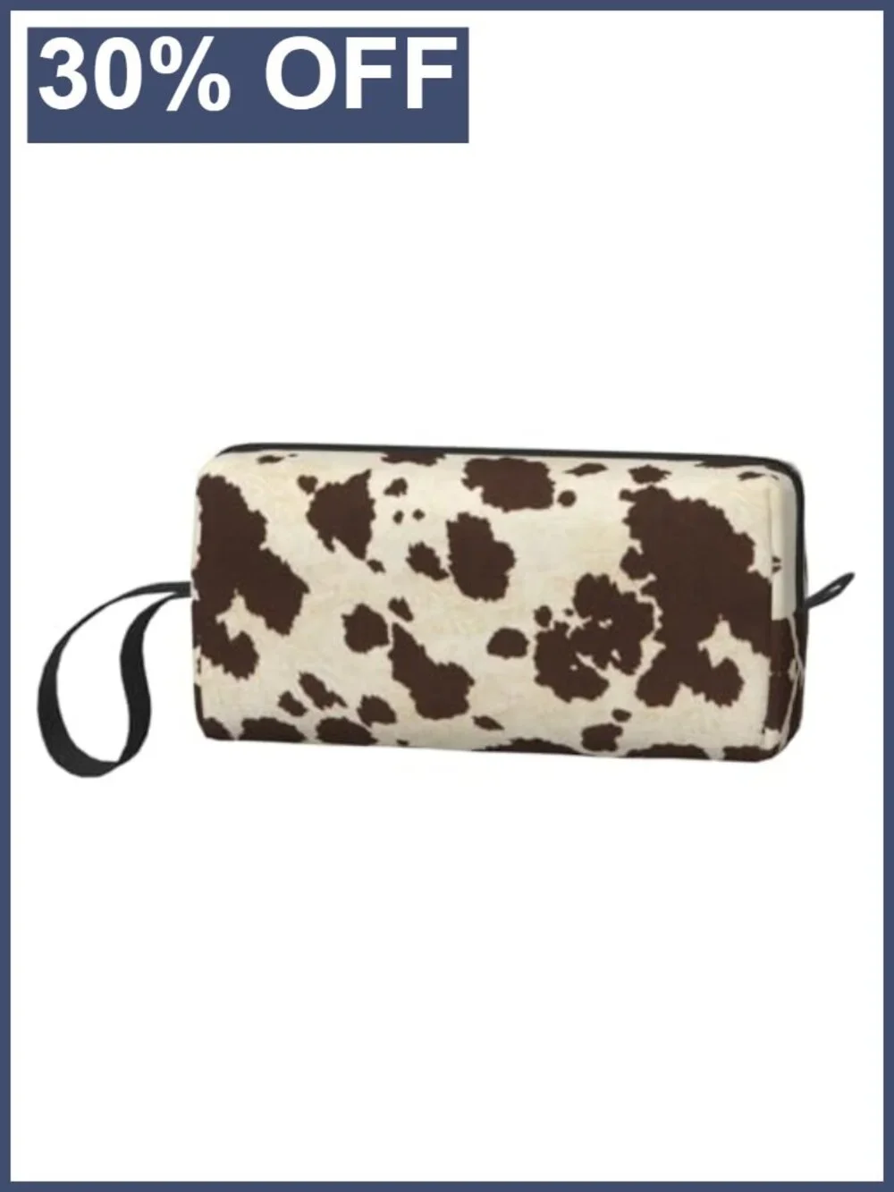 Small Oxford Cloth Cosmetic Bag Travel Toiletry Pouch with Handle Zipper